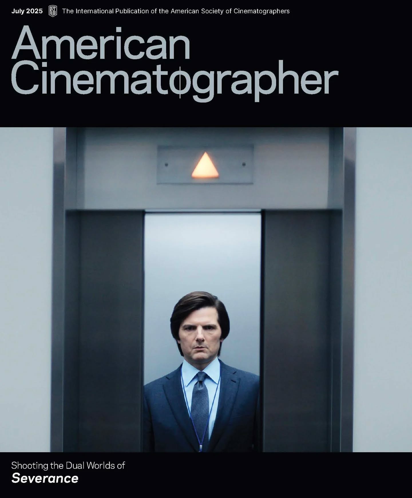 AMERICAN CINEMATOGRAPHER magazine side cover  July 2025