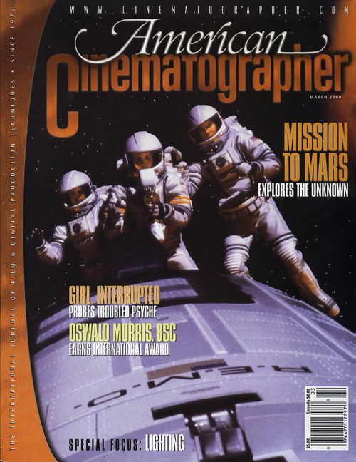 AMERICAN CINEMATOGRAPHER magazine side cover Issue 968 March 2000