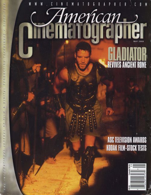 AMERICAN CINEMATOGRAPHER magazine side cover Issue 970 May 2000