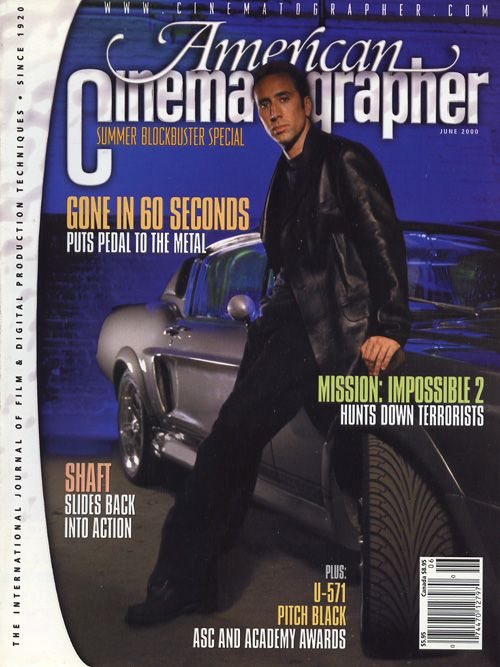 AMERICAN CINEMATOGRAPHER magazine side cover Issue 971 June 2000