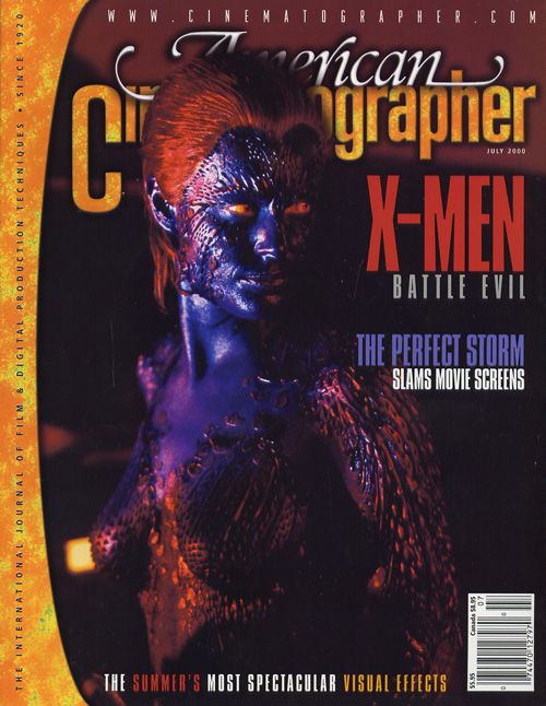 AMERICAN CINEMATOGRAPHER magazine side cover Issue 972 July 2000