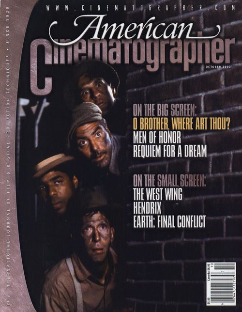 AMERICAN CINEMATOGRAPHER magazine side cover Issue 975 October 2000