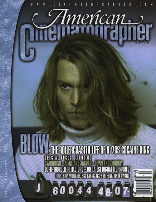 AMERICAN CINEMATOGRAPHER magazine side cover Issue 980 March 2001