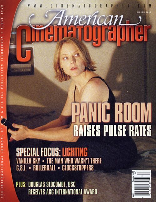 AMERICAN CINEMATOGRAPHER magazine side cover Issue 992 March 2002