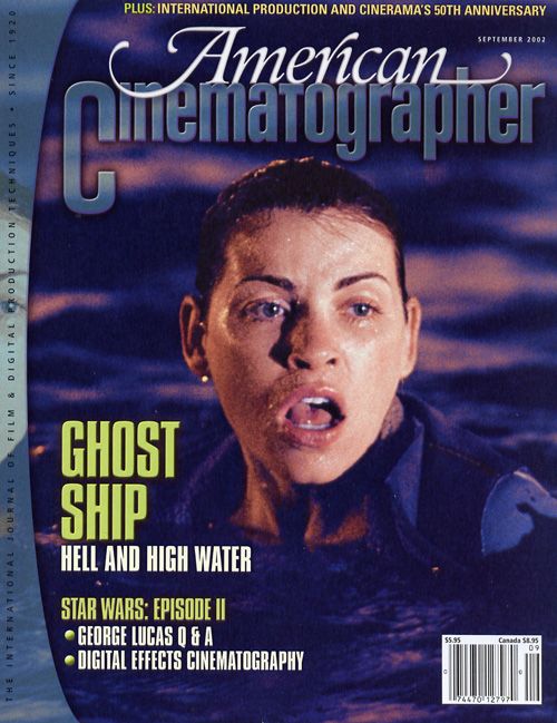 AMERICAN CINEMATOGRAPHER magazine side cover Issue 998 September 2002