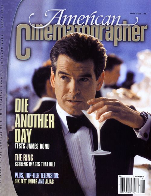 AMERICAN CINEMATOGRAPHER magazine side cover Issue 1000 November 2002