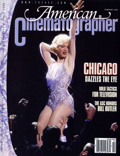AMERICAN CINEMATOGRAPHER magazine side cover Issue 1003 February 2003