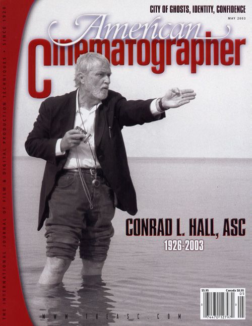 AMERICAN CINEMATOGRAPHER magazine side cover Issue 1006 May 2003