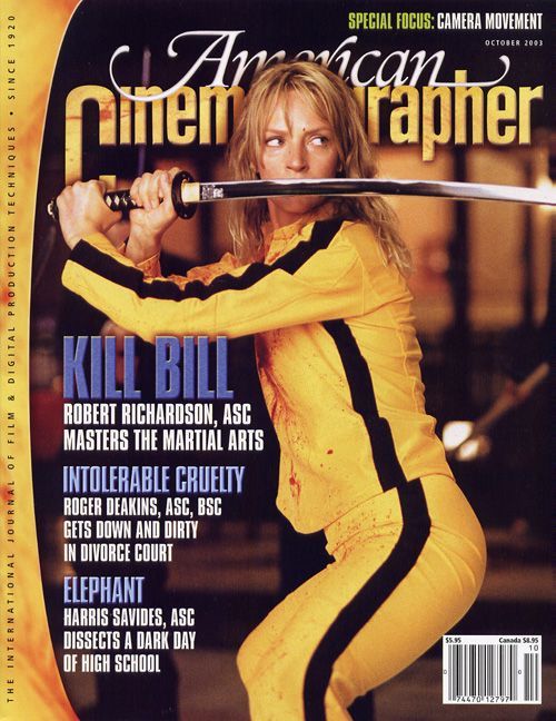 AMERICAN CINEMATOGRAPHER magazine side cover Issue 1011 October 2003