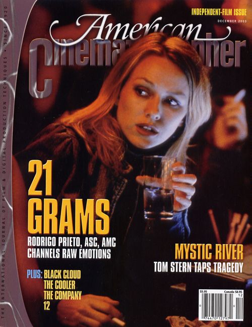 AMERICAN CINEMATOGRAPHER magazine side cover Issue 1013 December 2003