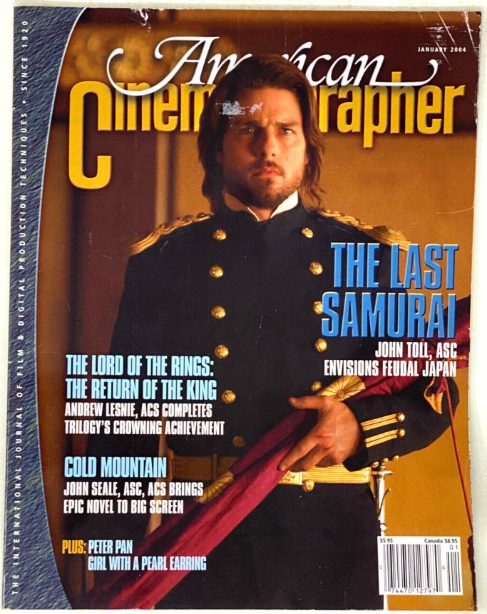 AMERICAN CINEMATOGRAPHER magazine side cover Issue 1014 January 2004