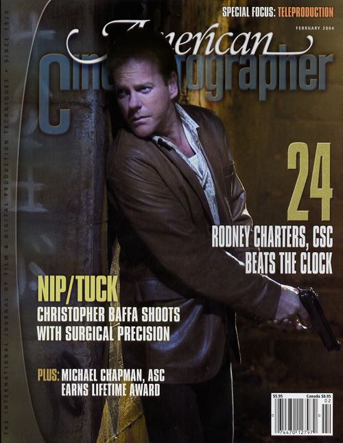 AMERICAN CINEMATOGRAPHER magazine side cover Issue 1015 February 2004