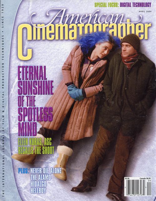 AMERICAN CINEMATOGRAPHER magazine side cover Issue 1017 April 2004