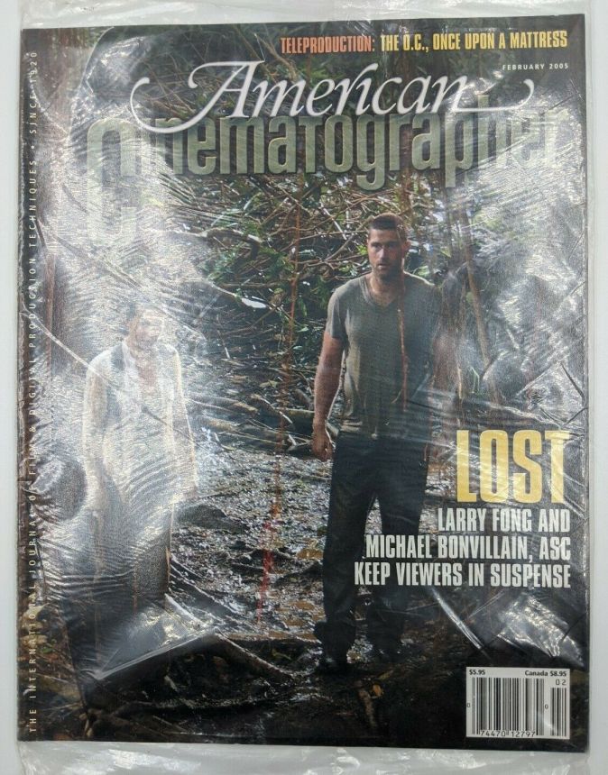 AMERICAN CINEMATOGRAPHER magazine side cover Issue 1027 February 2005