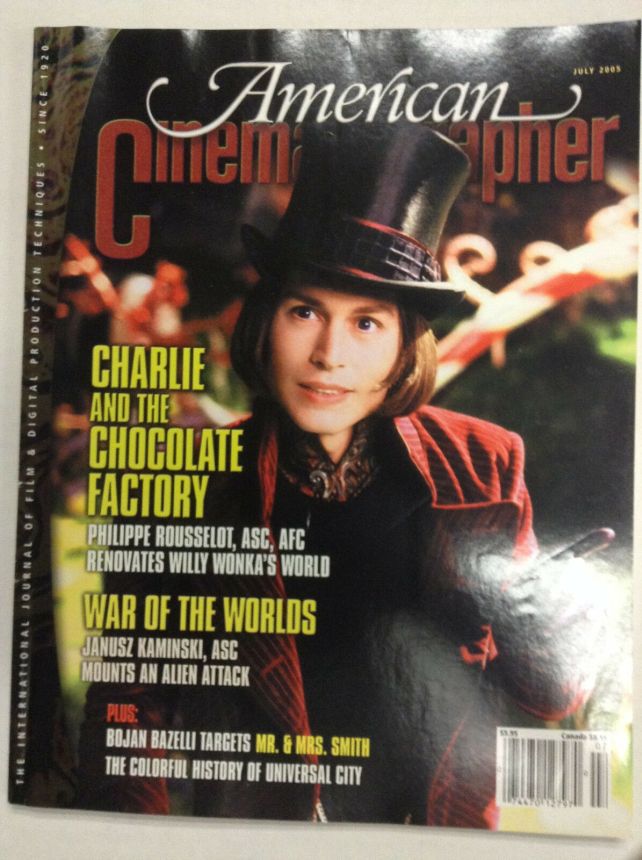 AMERICAN CINEMATOGRAPHER magazine side cover Issue 1032 July 2005