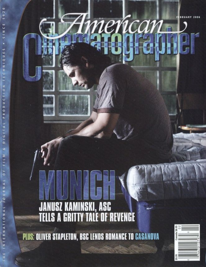 AMERICAN CINEMATOGRAPHER magazine side cover Issue 1039 February 2006
