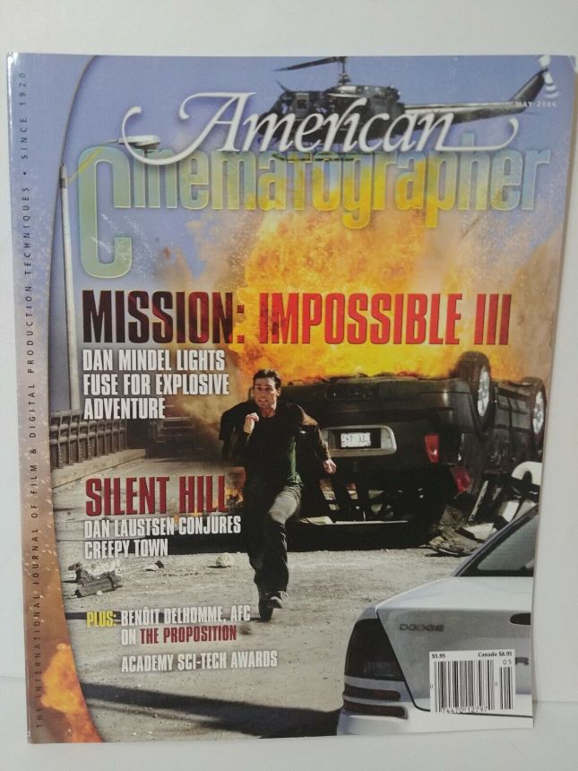 AMERICAN CINEMATOGRAPHER magazine side cover Issue 1042 May 2006