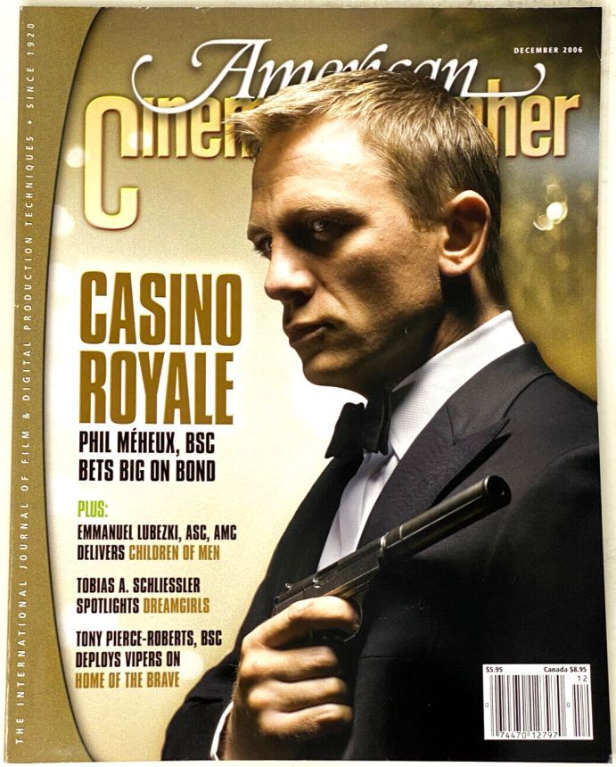 AMERICAN CINEMATOGRAPHER magazine side cover Issue 1049 December 2006