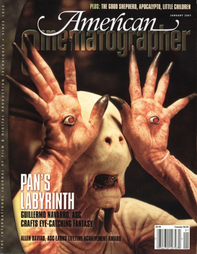 AMERICAN CINEMATOGRAPHER magazine side cover Issue 1050 January 2007