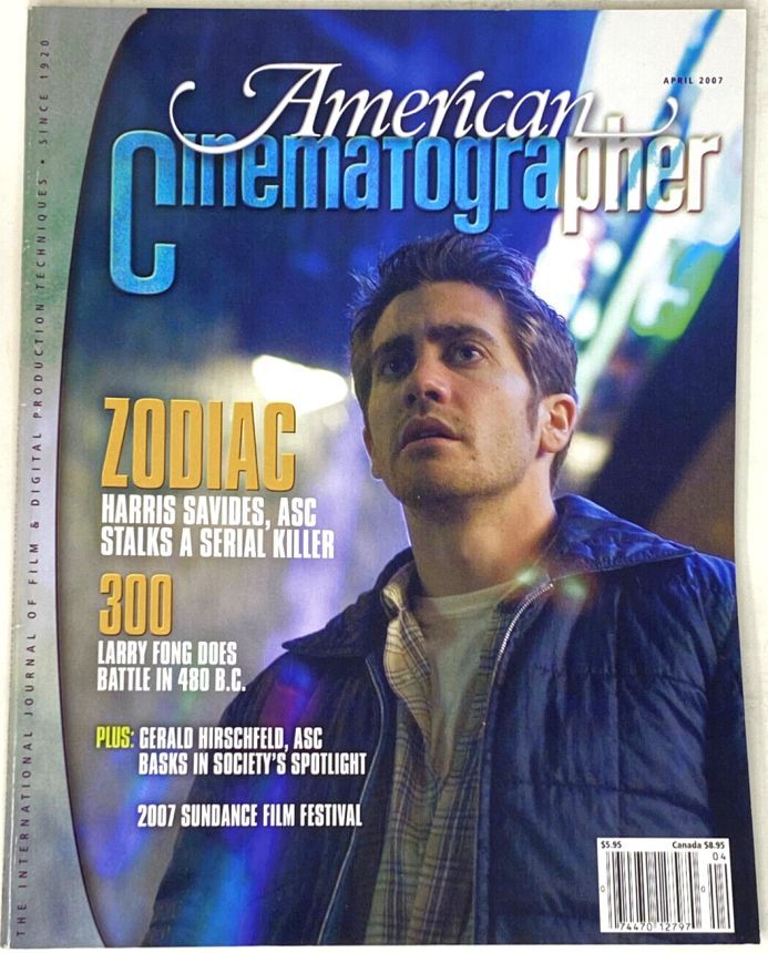 AMERICAN CINEMATOGRAPHER magazine side cover Issue 1053 April 2007