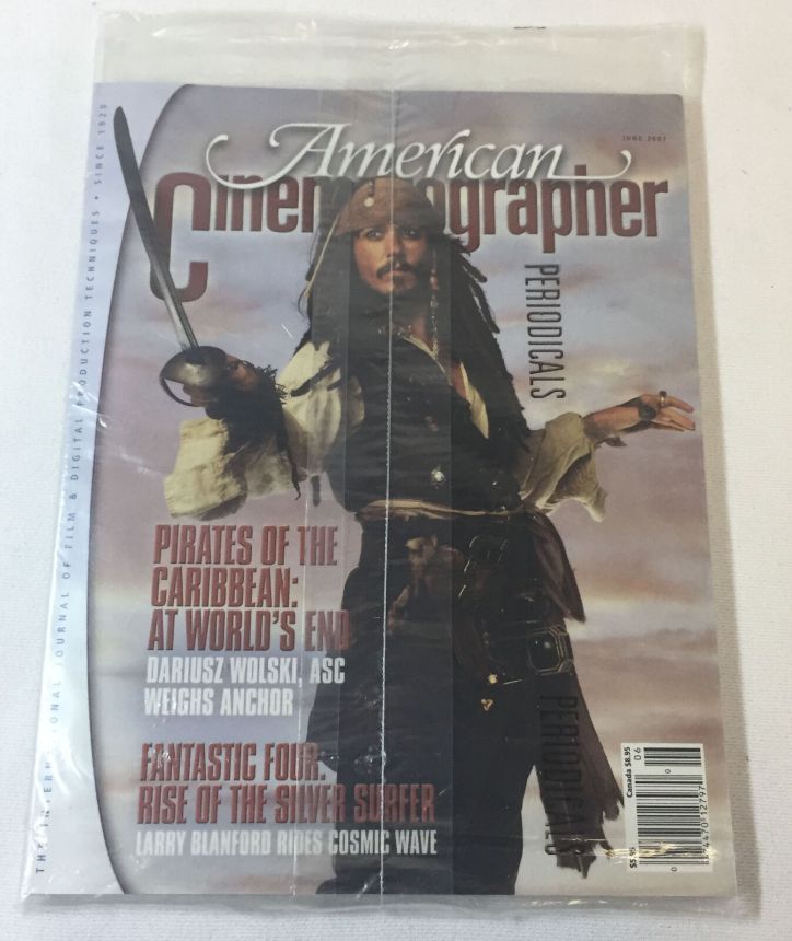 AMERICAN CINEMATOGRAPHER magazine side cover Issue 1055 June 2007