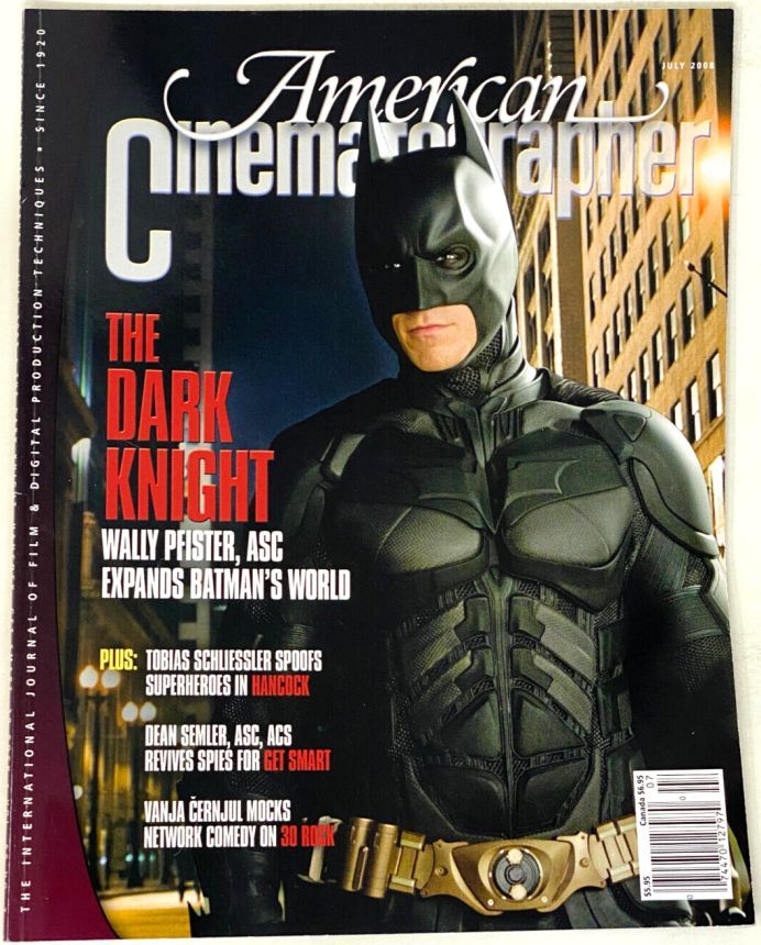 AMERICAN CINEMATOGRAPHER magazine side cover Issue 1068 July 2008