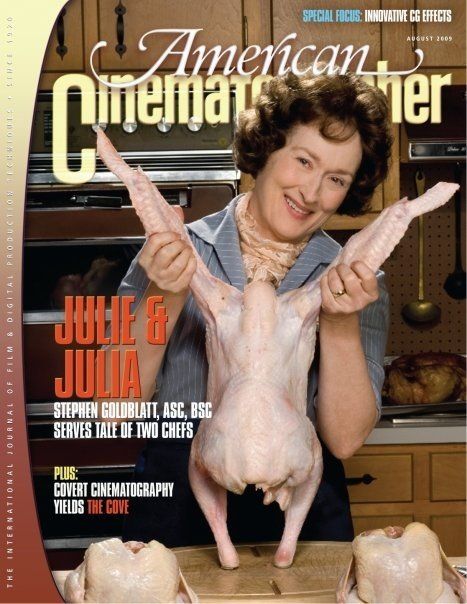 AMERICAN CINEMATOGRAPHER magazine side cover Issue 1081  Vol.90#8 August 2009