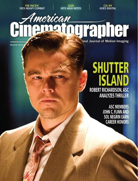AMERICAN CINEMATOGRAPHER magazine side cover Issue 1088 March - Vol. 92 #3 2010