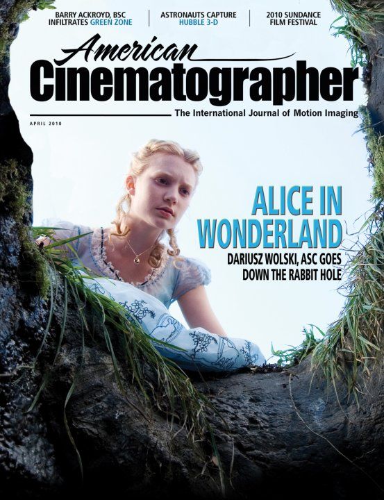 AMERICAN CINEMATOGRAPHER magazine side cover Issue 1089 April - Vol. 92 #4 2010