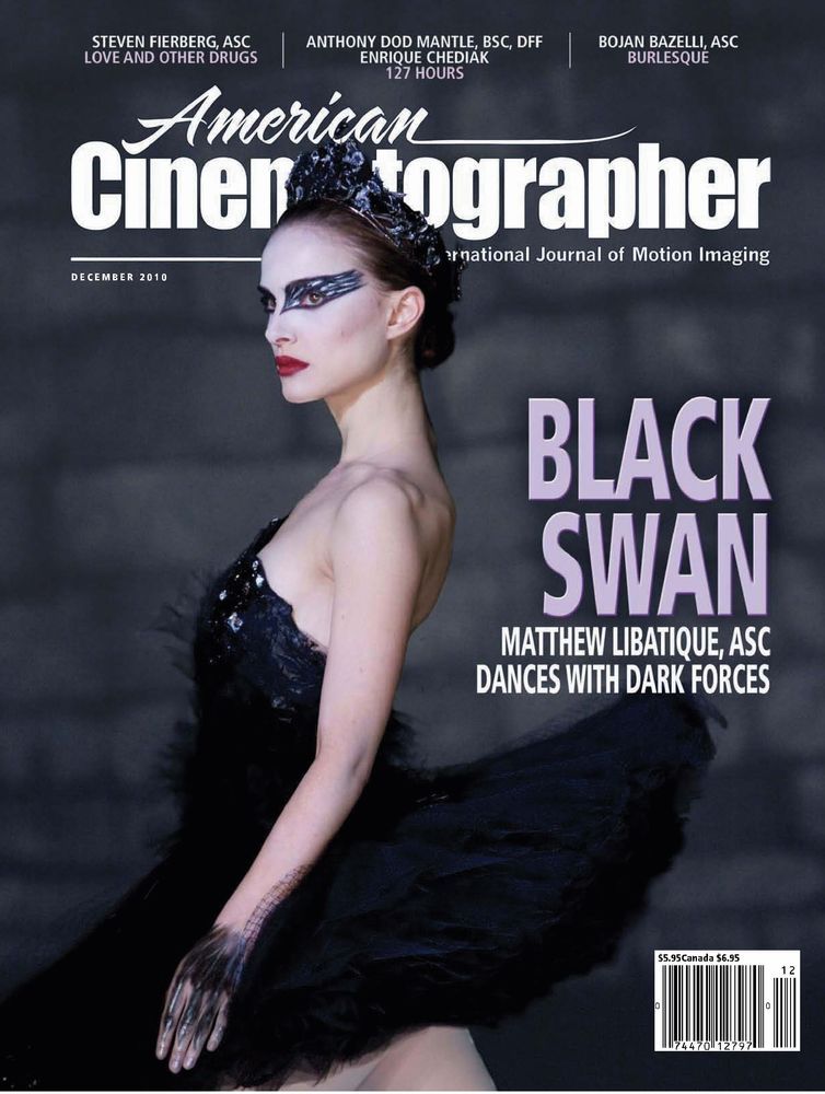 AMERICAN CINEMATOGRAPHER magazine side cover Issue 1097 December - Vol. 93 #1 2010