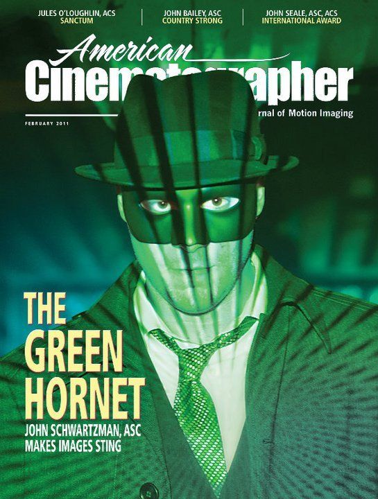 AMERICAN CINEMATOGRAPHER magazine side cover Issue 1099 February - Vol. 93 #3 2011
