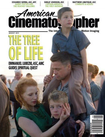 AMERICAN CINEMATOGRAPHER magazine side cover Issue 1105 August - Vol. 93 #8 2011
