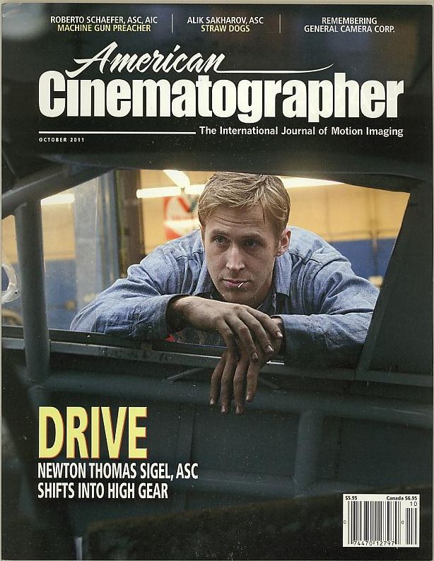 AMERICAN CINEMATOGRAPHER magazine side cover Issue 1107 October - Vol. 93 #10 2011