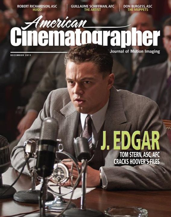 AMERICAN CINEMATOGRAPHER magazine side cover Issue 1109 December - Vol. 93 #12 2011