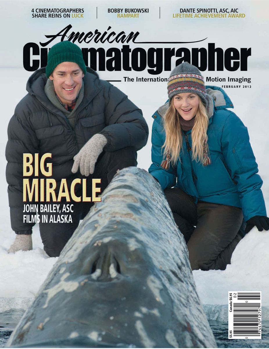 AMERICAN CINEMATOGRAPHER magazine side cover Issue 1111 February 2012
