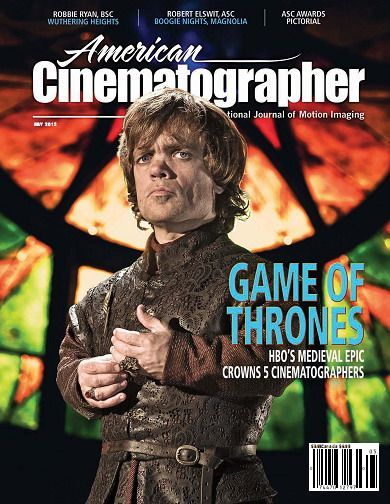 AMERICAN CINEMATOGRAPHER magazine side cover Issue 1114 May 2012