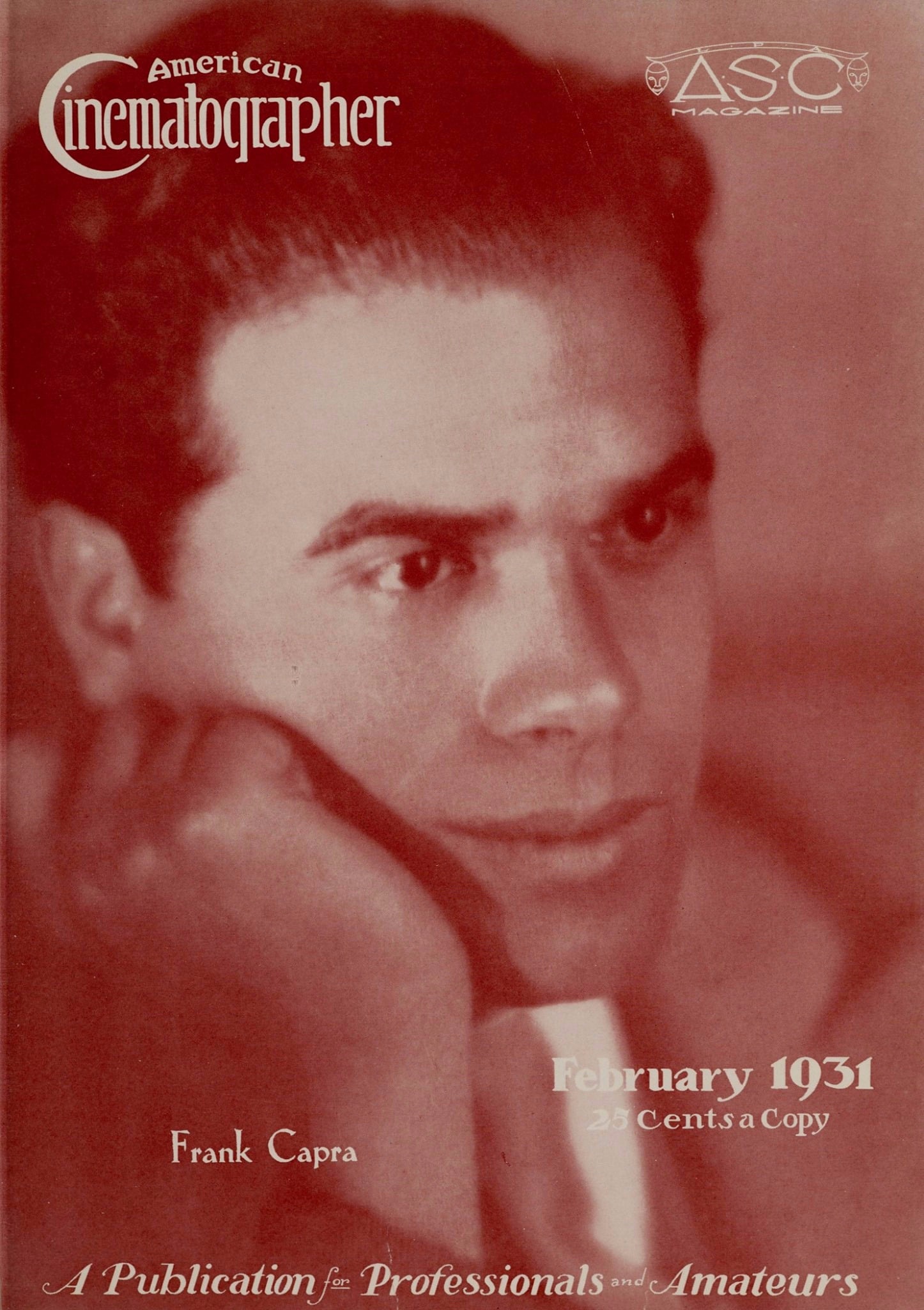 AMERICAN CINEMATOGRAPHER magazine side cover Issue 140 February 1931