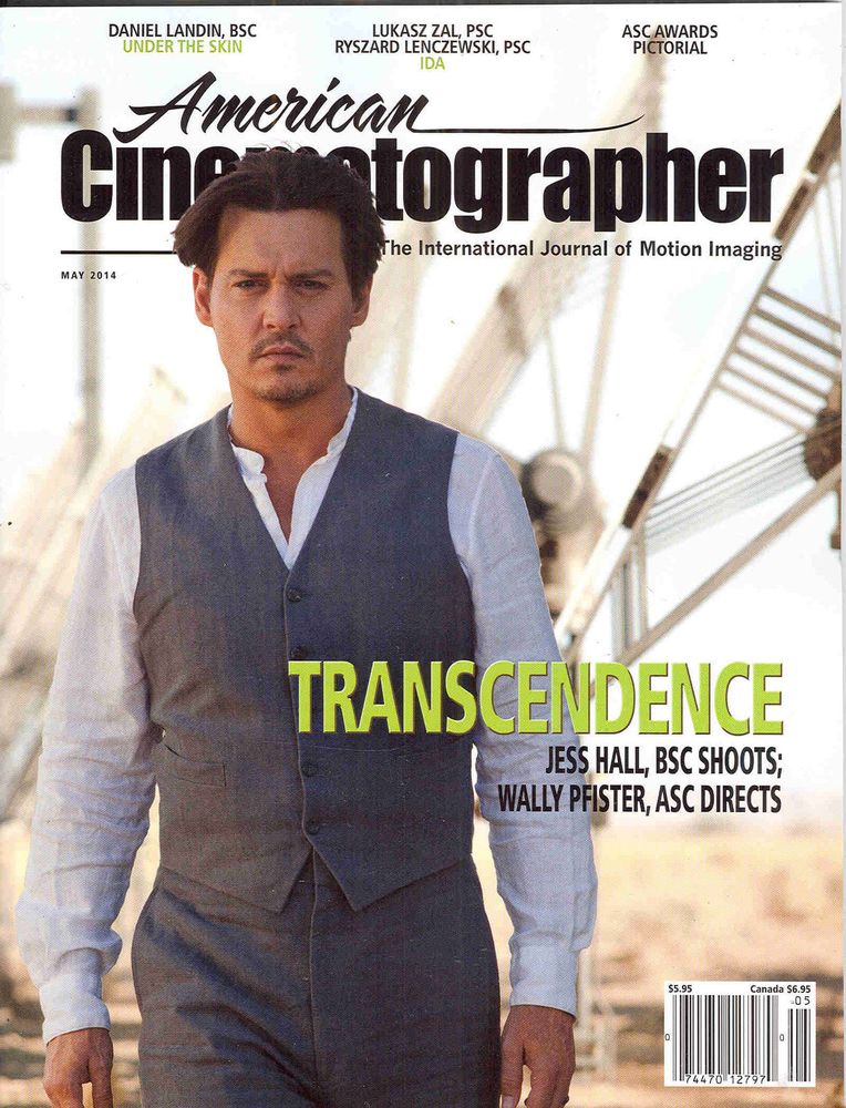 AMERICAN CINEMATOGRAPHER magazine side cover May 2014