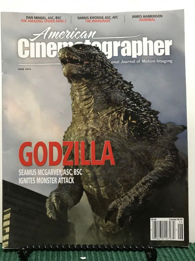 AMERICAN CINEMATOGRAPHER magazine side cover June 2014