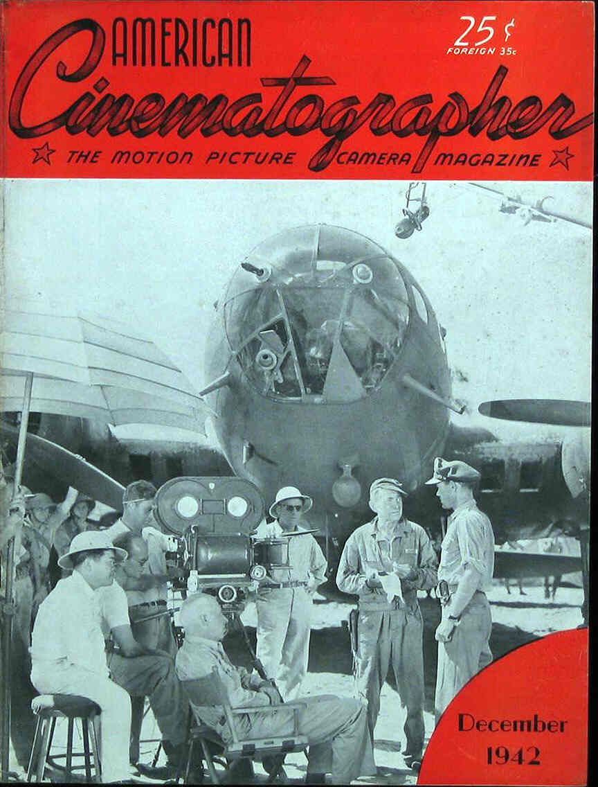 AMERICAN CINEMATOGRAPHER magazine side cover Issue 282 December 1942