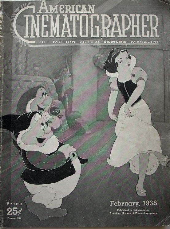 AMERICAN CINEMATOGRAPHER magazine side cover Issue 224 February 1938