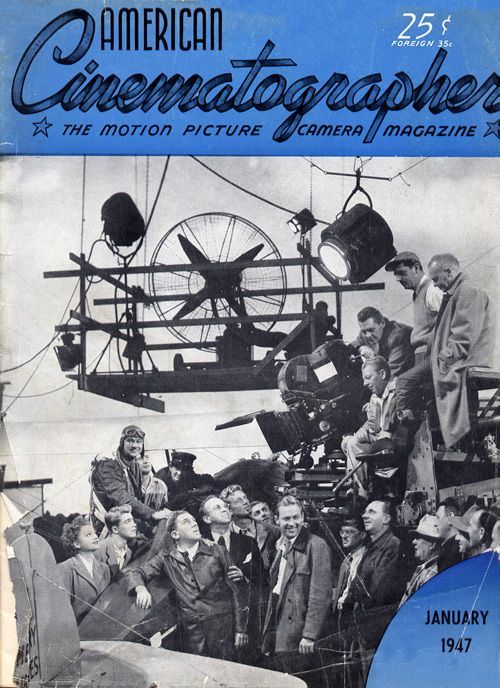AMERICAN CINEMATOGRAPHER magazine side cover Issue 331 January 1947