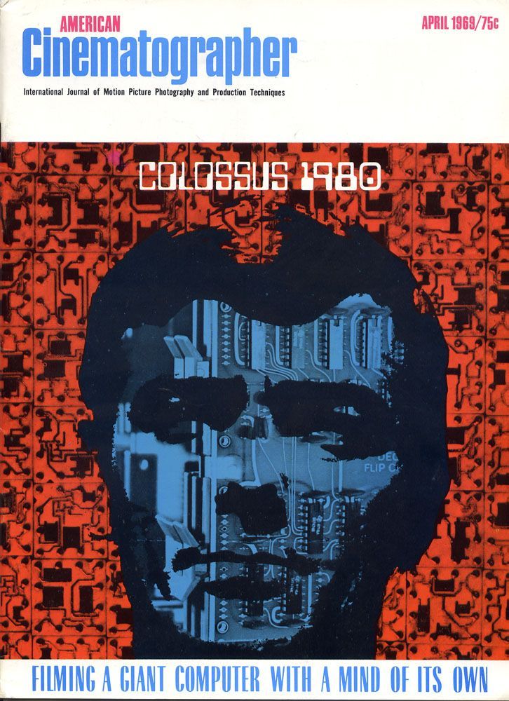 AMERICAN CINEMATOGRAPHER magazine side cover Issue 598 April 1969