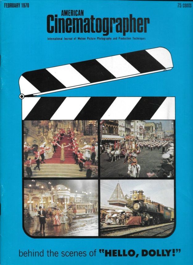 AMERICAN CINEMATOGRAPHER magazine side cover Issue 608 February 1970