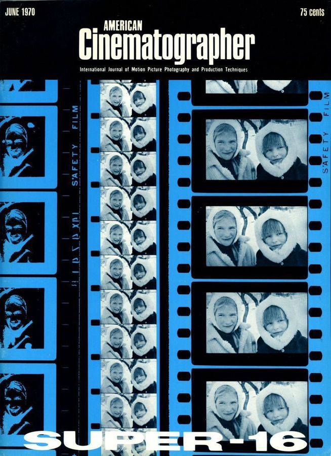 AMERICAN CINEMATOGRAPHER magazine side cover Issue 612 June 1970