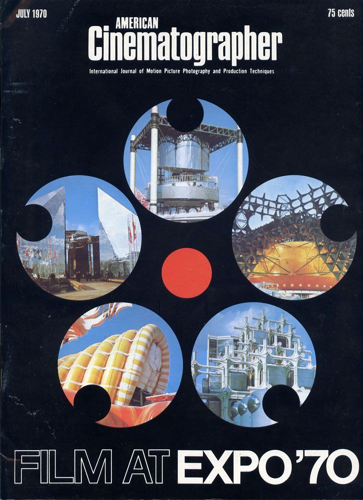 AMERICAN CINEMATOGRAPHER magazine side cover Issue 613 July 1970