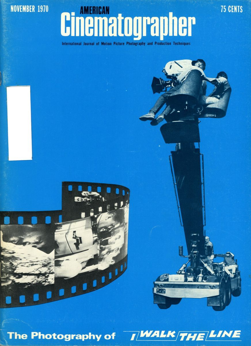 AMERICAN CINEMATOGRAPHER magazine side cover Issue 617 November 1970