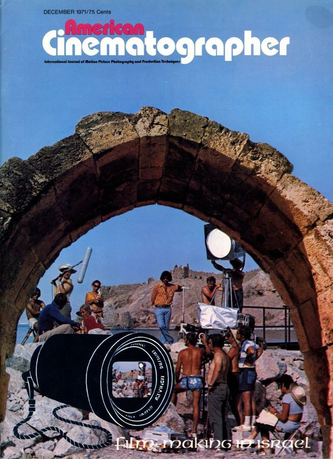 AMERICAN CINEMATOGRAPHER magazine side cover Issue 630 December 1971