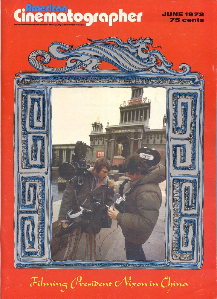 AMERICAN CINEMATOGRAPHER magazine side cover Issue 636 June - Vol. 53 #6 1972