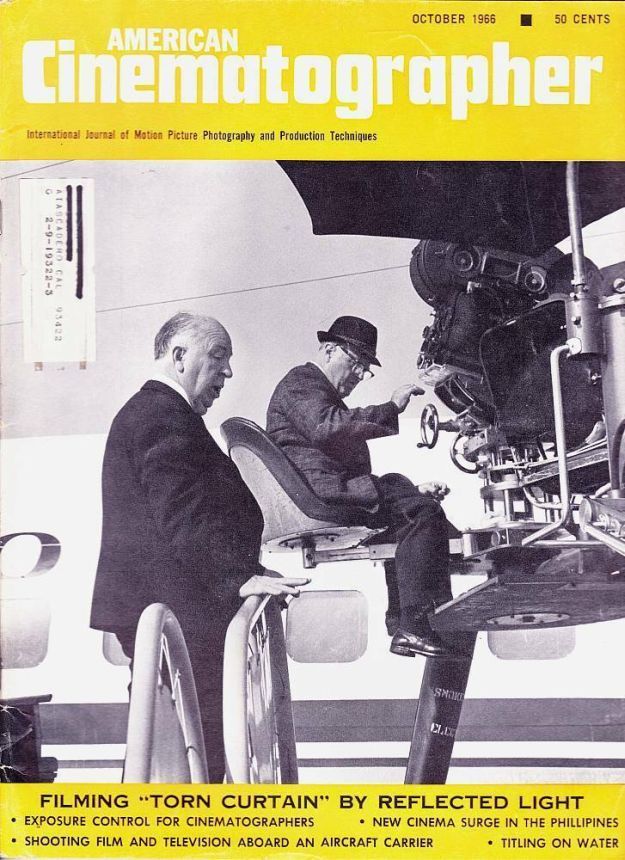 AMERICAN CINEMATOGRAPHER magazine side cover Issue 568 October 1966